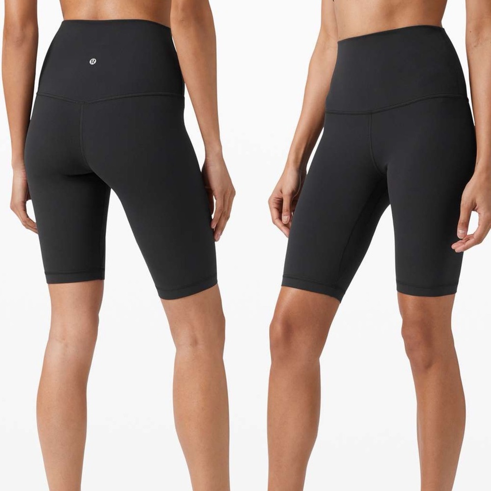 ✅SOLD✅ lululemon Align™ Super-High-Rise Short 10" Bike Yoga Shorts Black $68